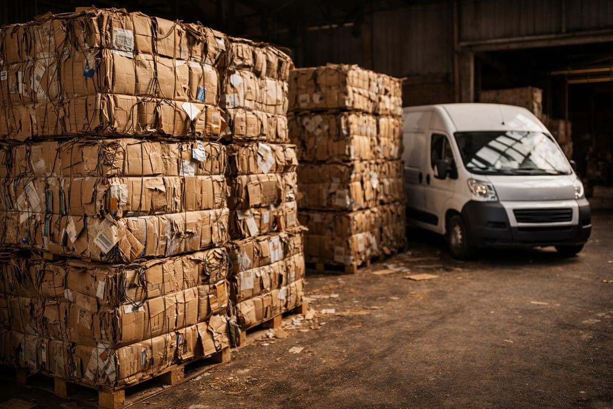 Papelão para venda e reciclagem em Curitiba